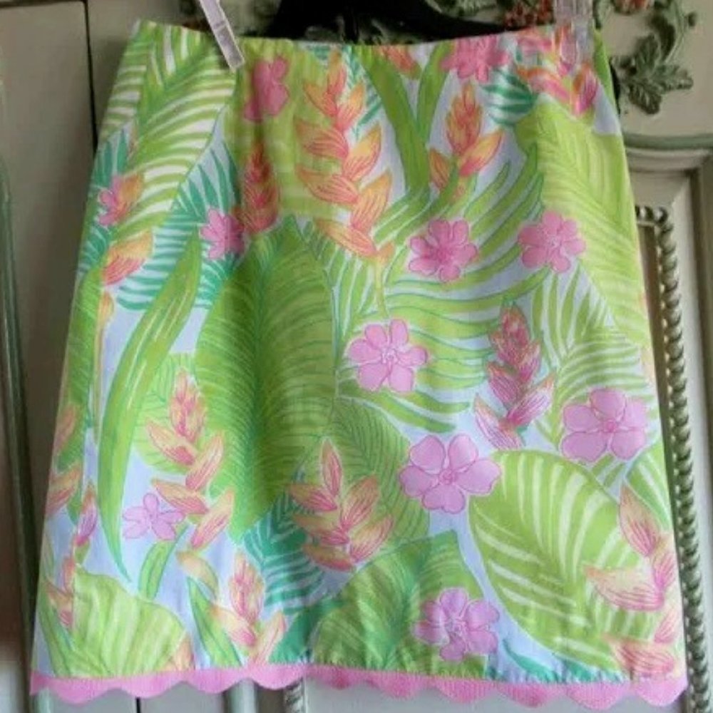 VTG Lilly Pulitzer White Tag Mini Skirt
